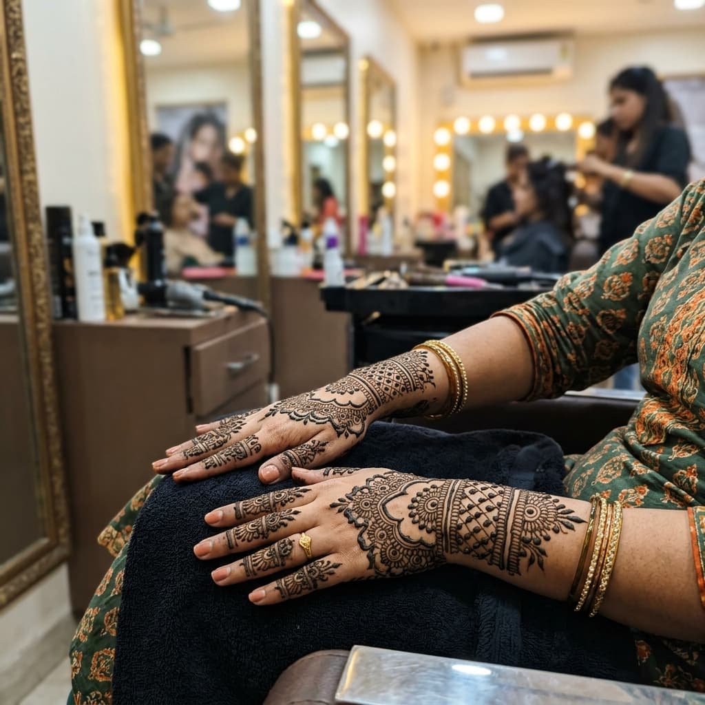 Traditional Indian Mehndi Design
