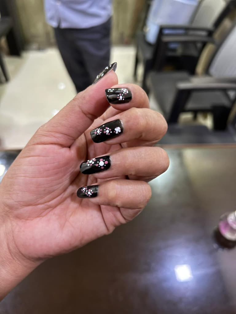 Elegant Nail Art Manicure